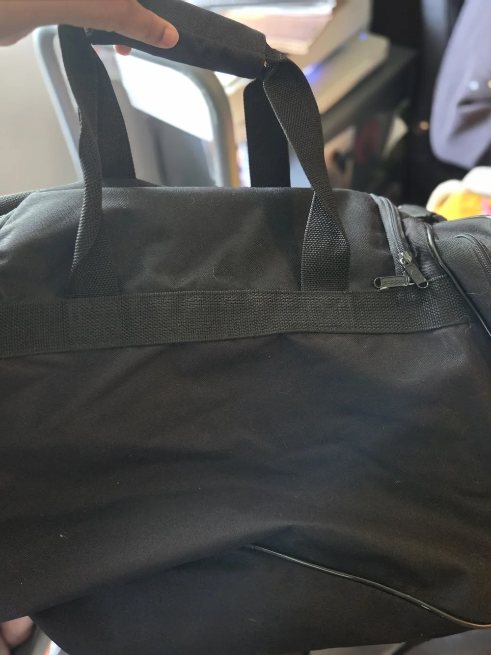 adidas Black Trefoil Logo Duffel
